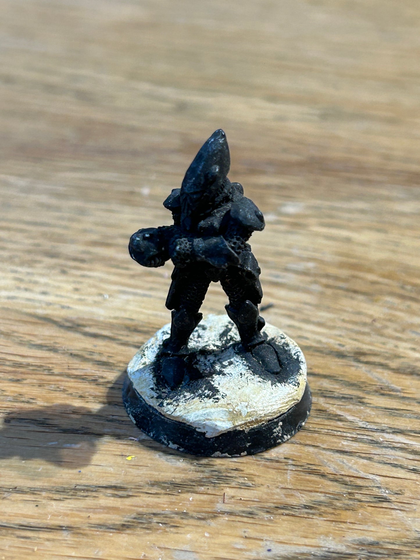 Warhammer 40k eldar weapons crewman spotter (has milliput on the base)