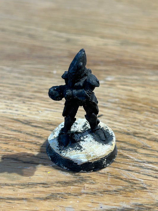 Warhammer 40k eldar weapons crewman spotter (has milliput on the base)