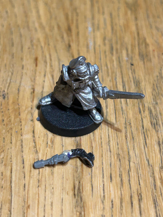 Rogue Trader Imperial Guard Astra Militarum Commissar Sword 40k Metal Citadel