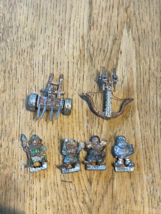 Warhammer fantasy dwarf bolt thrower and crew 4362