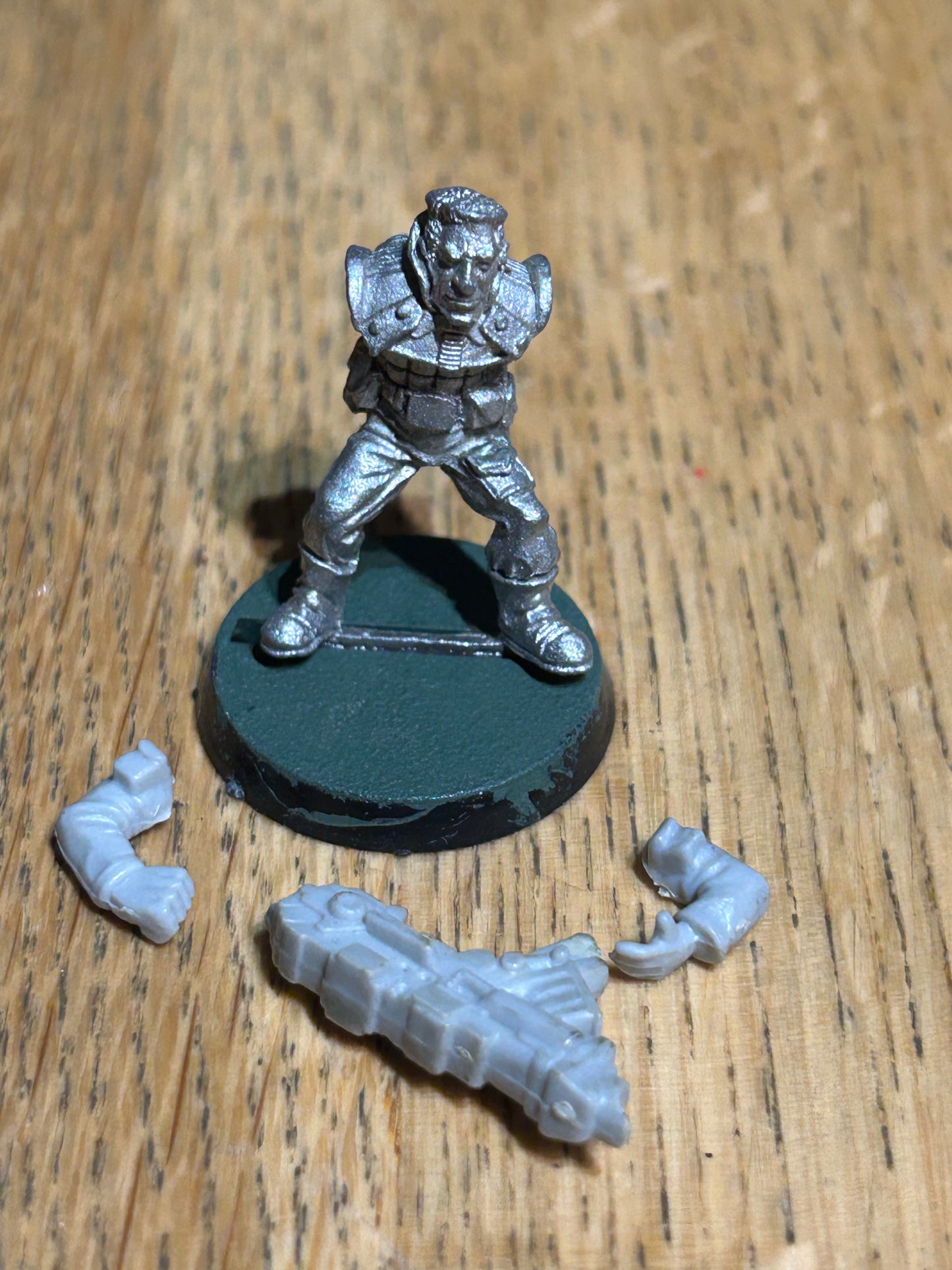 GW Metal Warhammer 40k Rogue Trader Era Bob Olley (I think) imperial guard guardsman