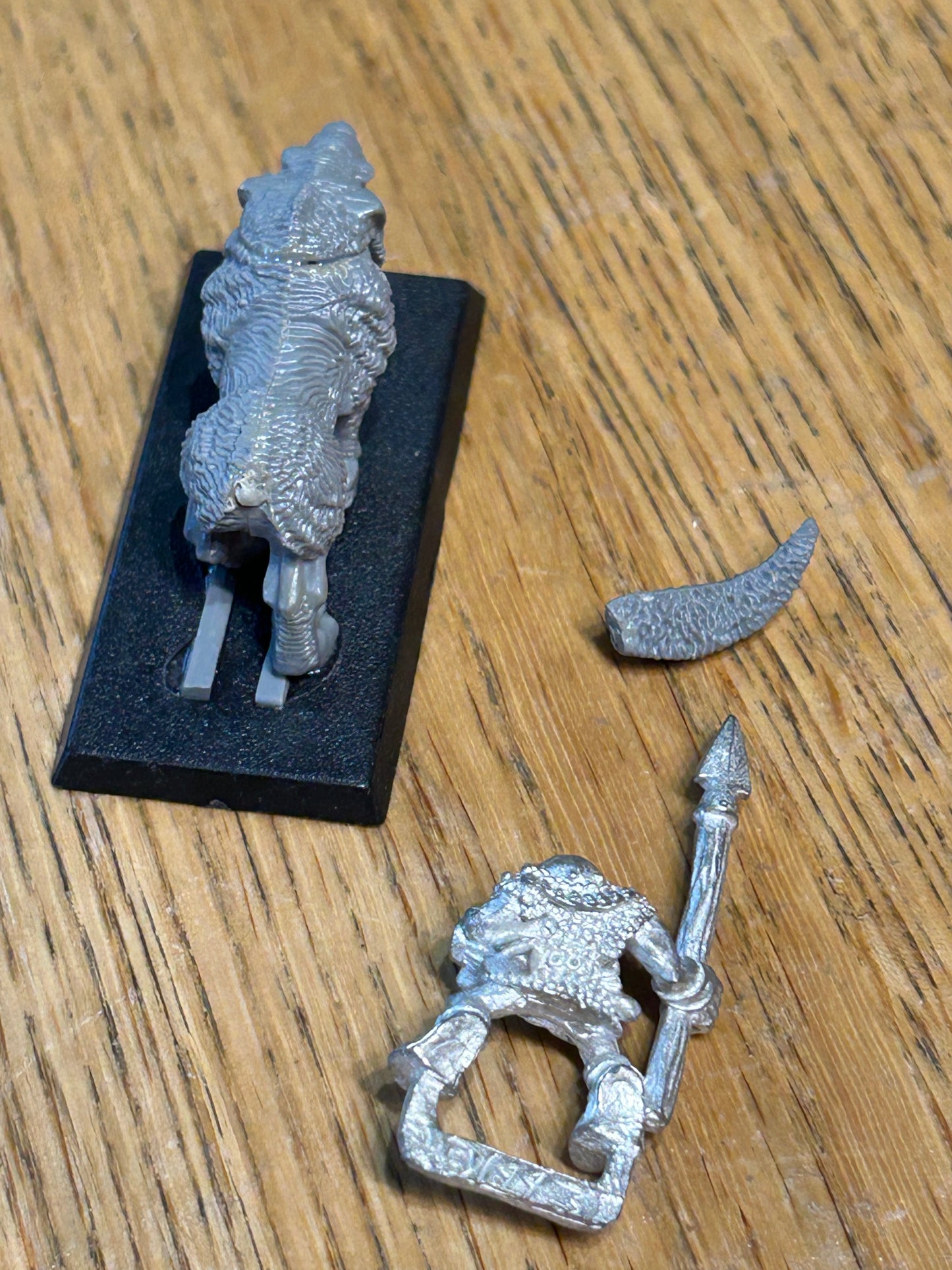 Warhammer fantasy marauder miniatures goblin wolf rider with spear