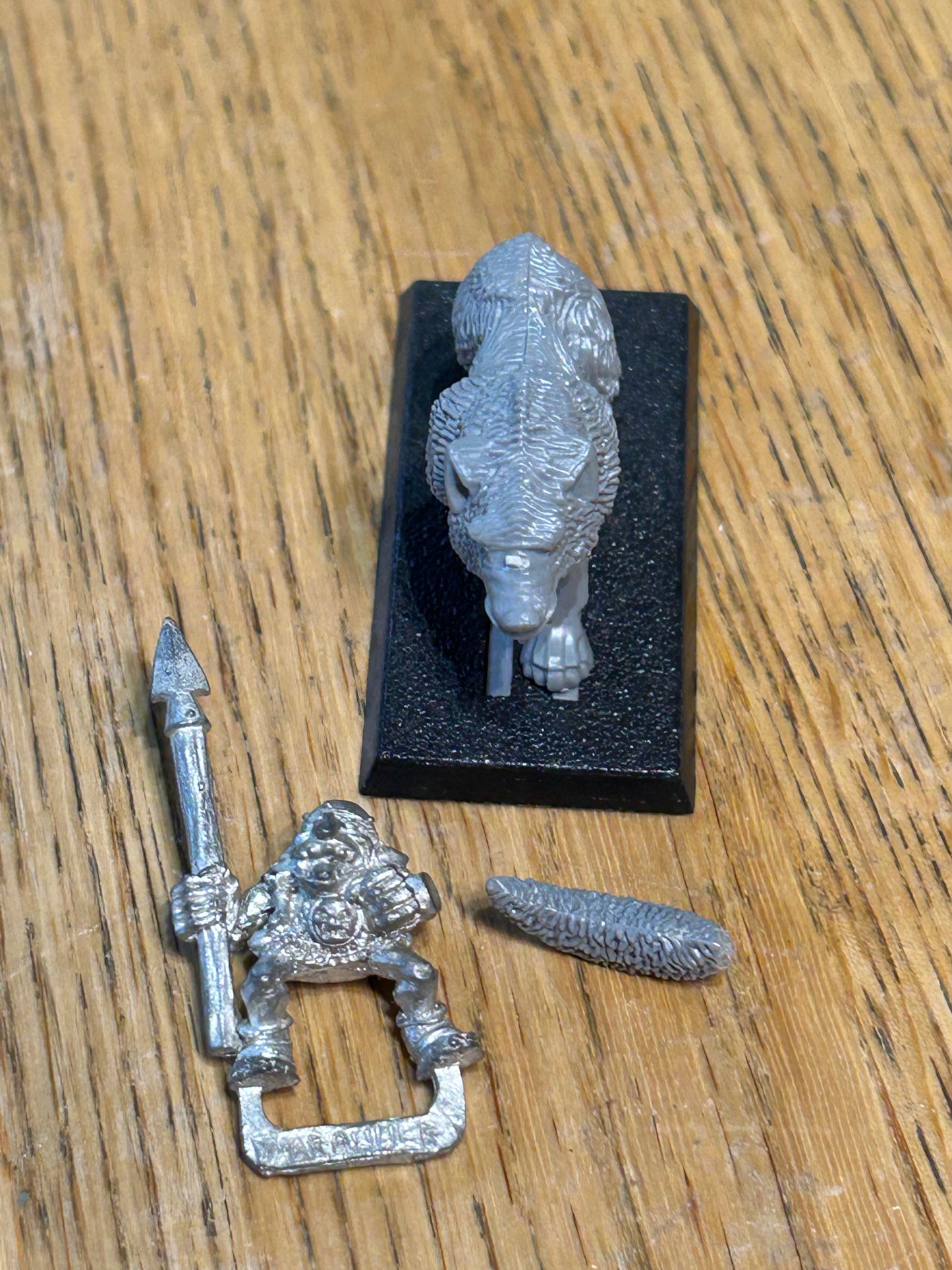 Warhammer fantasy marauder miniatures goblin wolf rider with spear