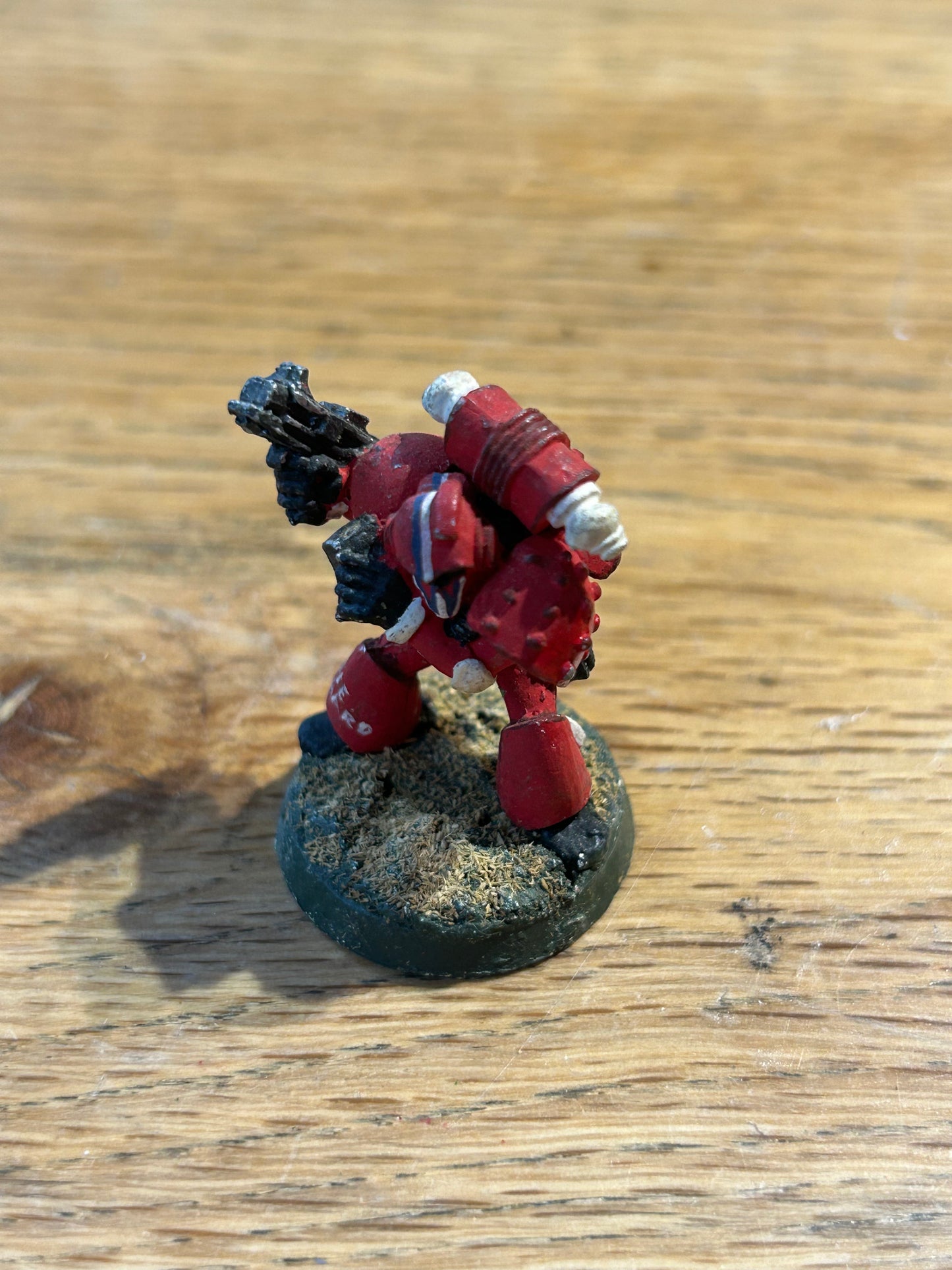 Rogue Trader Space Marine Brother Craig Metal Citadel (has milliput on the base which will need removing if you want rebase, tab is still there)