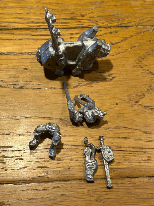Warhammer Fantasy Warriors of chaos Chaos juggernaut of Khorne with rider (comes with quiver and sword pack)