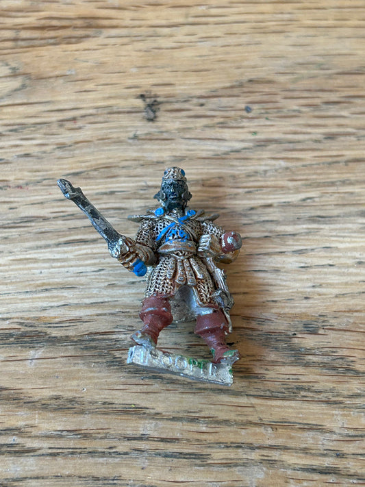 Citadel Warhammer 80s Reg Renown RR4 Mengil Manhide Dark Elf Trooper