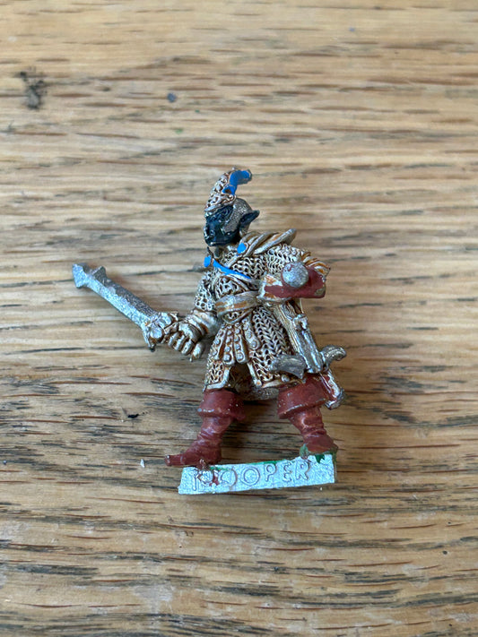 Citadel Warhammer 80s Reg Renown RR4 Mengil Manhide Dark Elf Trooper