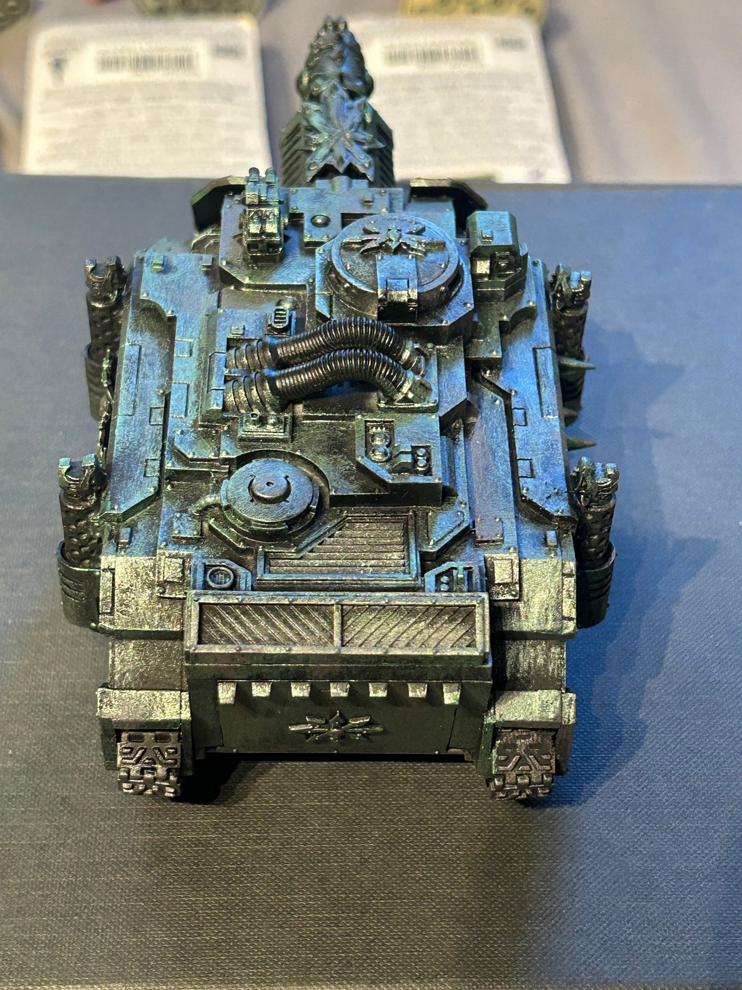 Warhammer 40k forge world Deimos pattern vindicator laser destroyer chaos space marine conversion