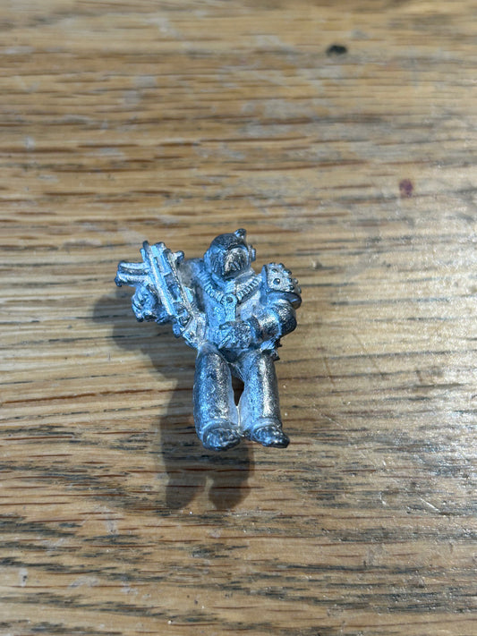 Warhammer 40k Rogue Trader Space Marine Land Speeder Crew Metal