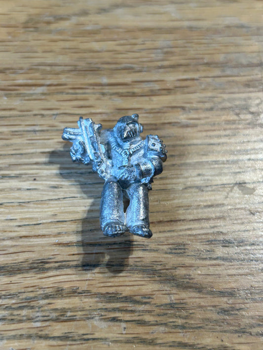 Warhammer 40k Rogue Trader Space Marine Land Speeder Crew Metal