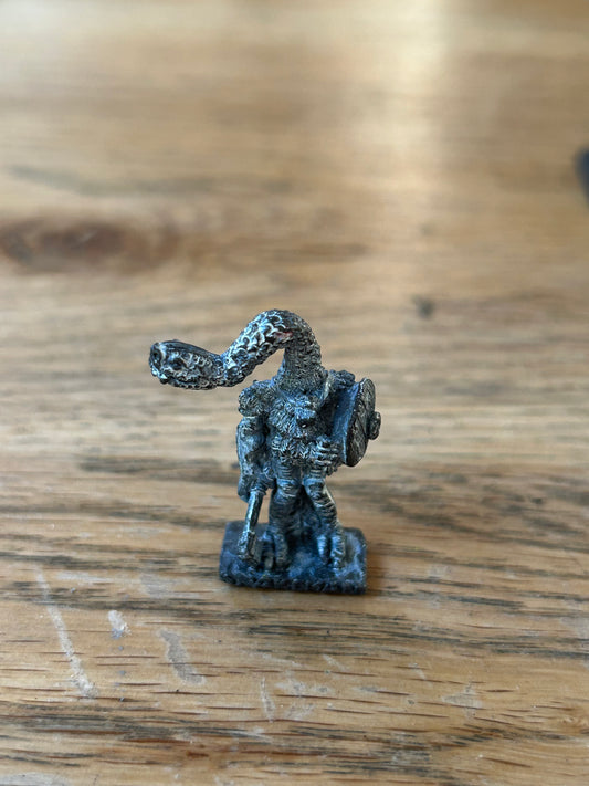 Pre slotta Citadel Miniature C38 Chaos Beastman "snake man" - Warhammer - 1984