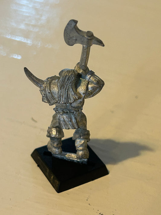 Vintage 1997 Games Workshop Warhammer Chaos Marauder Double Handed Axe