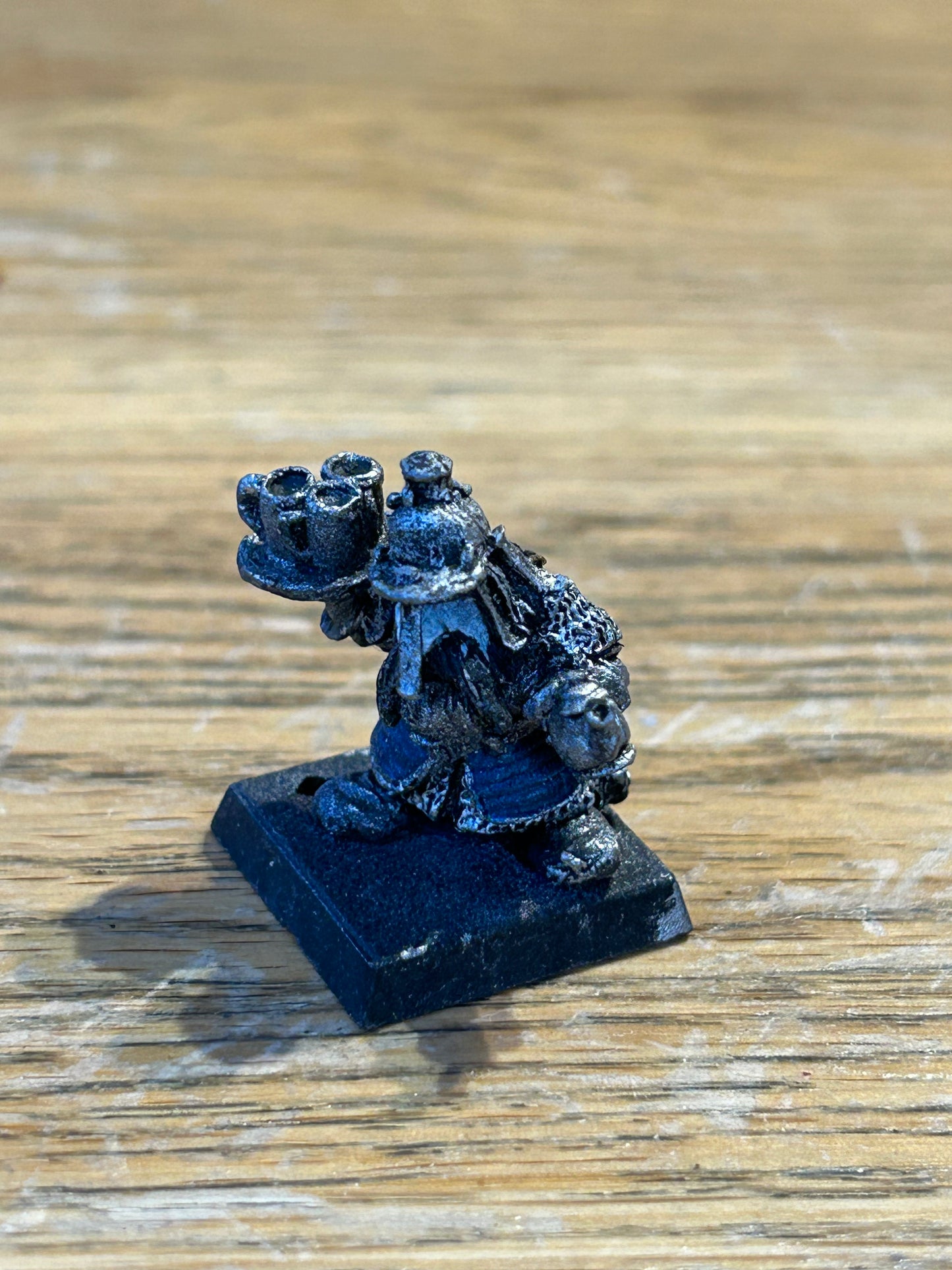 Citadel GW Warhammer metal 80s Dwarf Engineer Sapper Miner Mugs of Tea