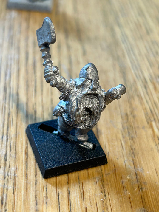 Warhammer fantasy Citadel D4 Dwarf Fighter Fungrim Metal