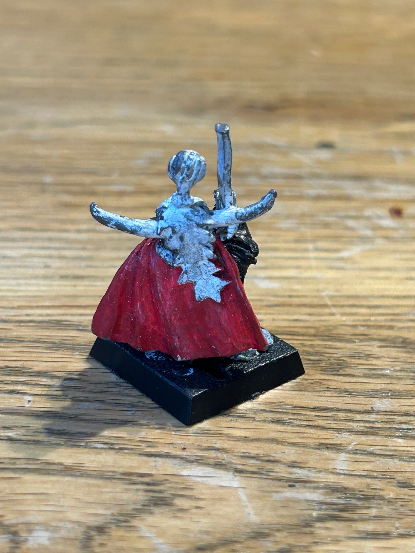 Warhammer Fantasy Doomaxe the Dreaded BC6 Chaos Dwarf Renegades Citadel Metal Warhammer (sword tip has worn down over time)
