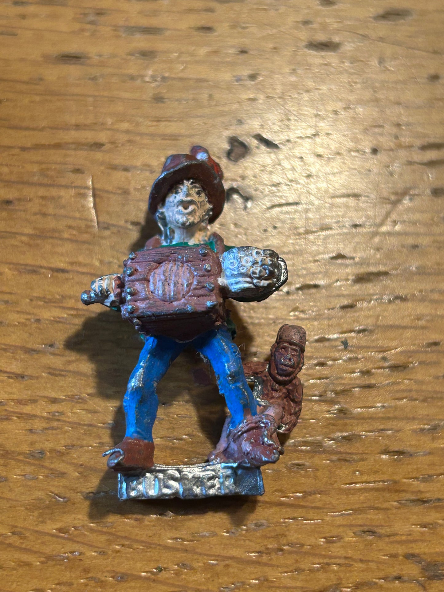 Citadel Games Workshop C46 Villagers & Townsfolk Busker Musician 1980s Metal bloodbath at Orc’s Drift scenario