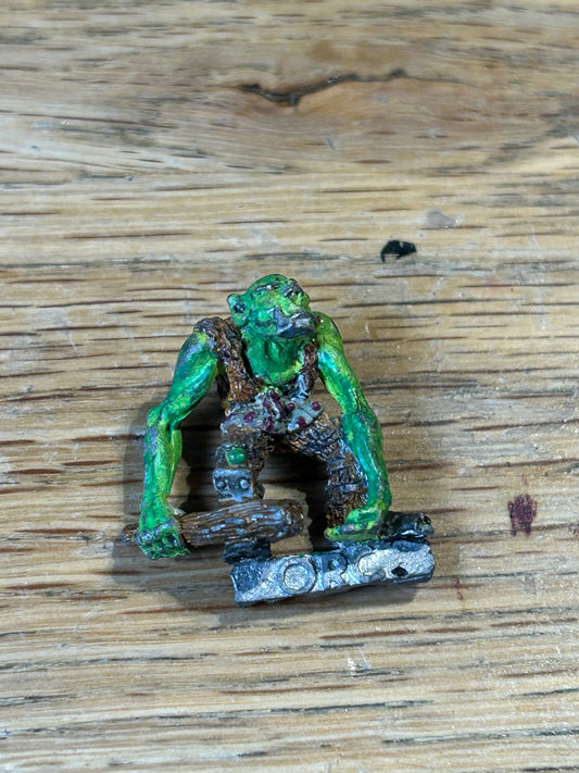 C15 Orcs Warhammer  orc mugger Villager 1986 Metal