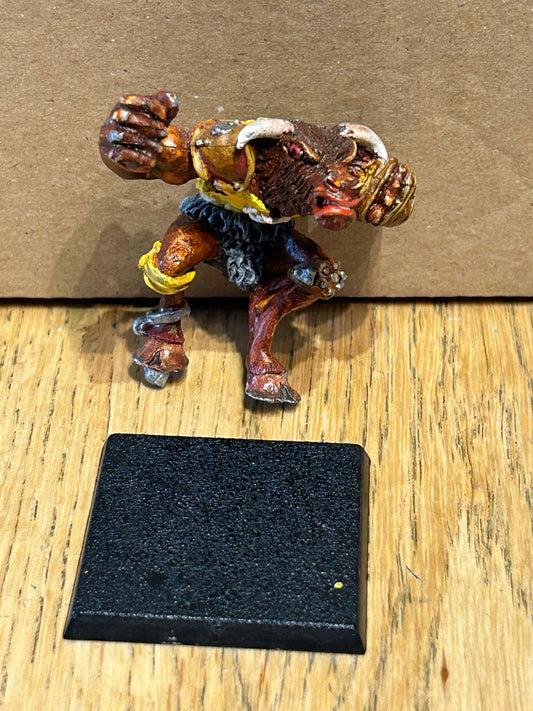 Classic Metal Minotaur Zy-Nox by Bob Naismith- Warhammer Blood Bowl #2KV