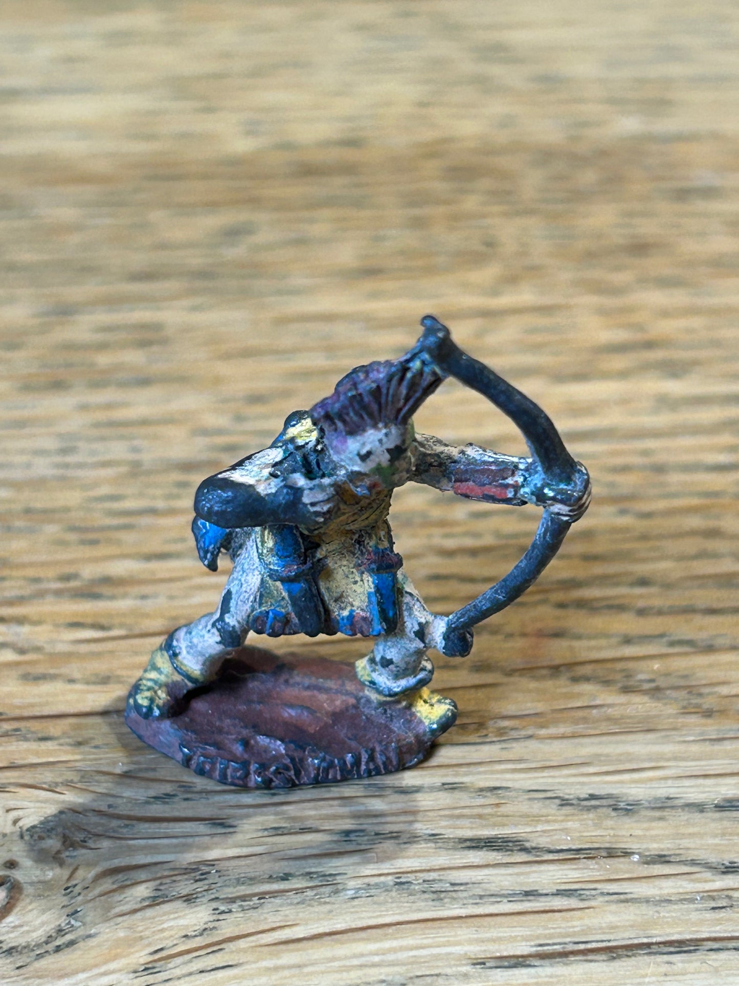 Warhammer fantasy Games Workshop Metal Pre Slotta C30 Amazon TRIBES WOMAN shooting  bow Citadel