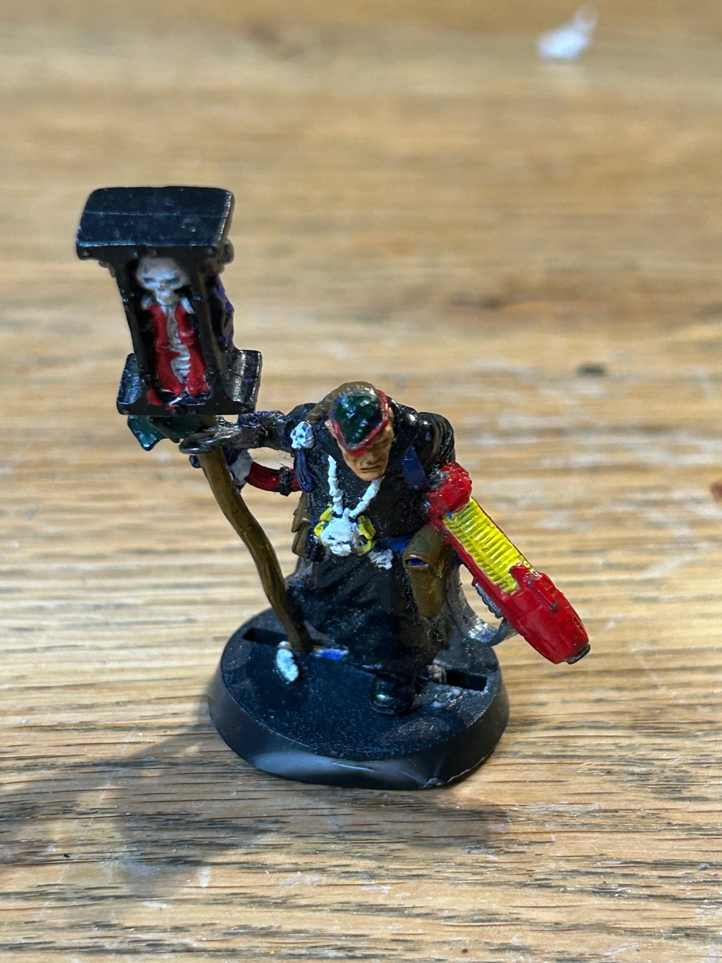 Warhammer 40K Classic METAL Plasma Preacher Retinue Inquisition (missing backpack)
