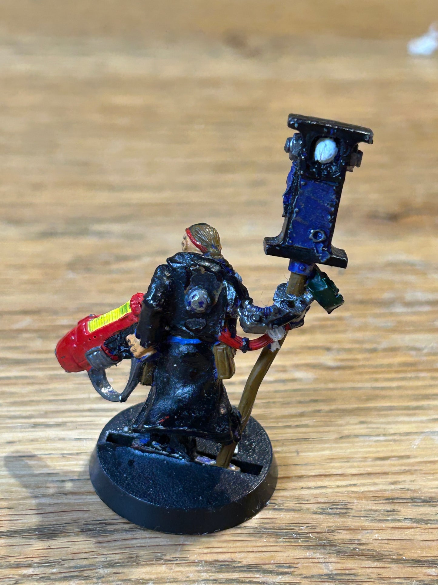 Warhammer 40K Classic METAL Plasma Preacher Retinue Inquisition (missing backpack)