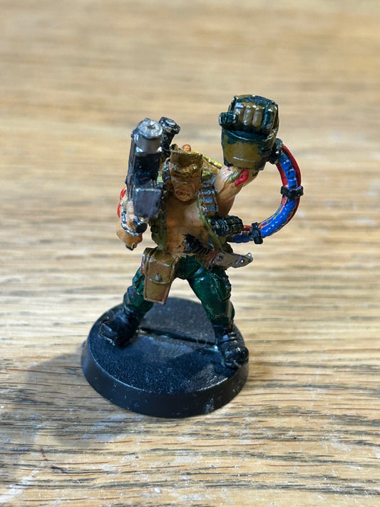 Warhammer 40k Metal Catachan Captain Jungle Fighters Imperial Guard
