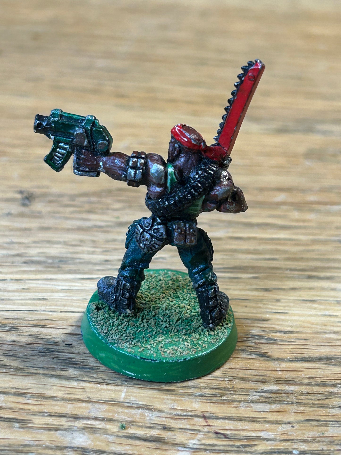 Warhammer 40k Metal Catachan sergeant Jungle Fighters Imperial Guard