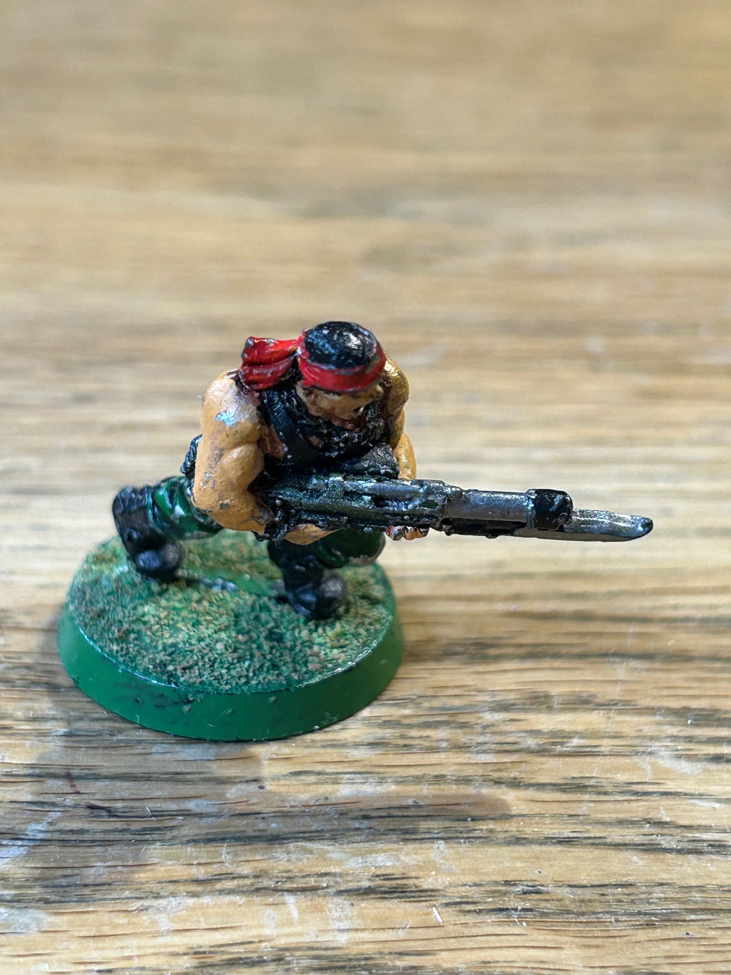 Citadel Warhammer 90s 40K Imperial Guard Catachan trooper (rare, blister pack one)