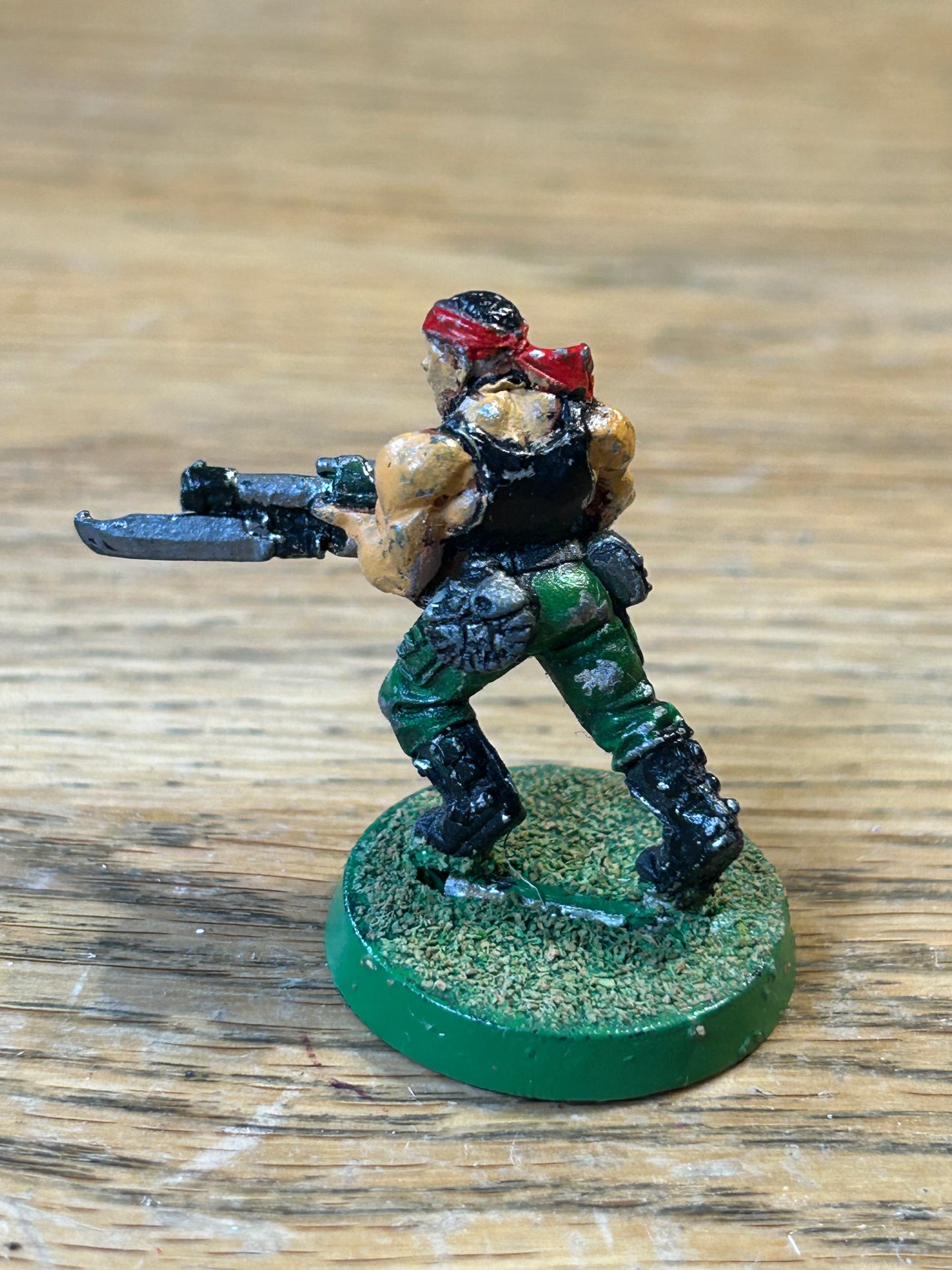 Citadel Warhammer 90s 40K Imperial Guard Catachan trooper (rare, blister pack one)