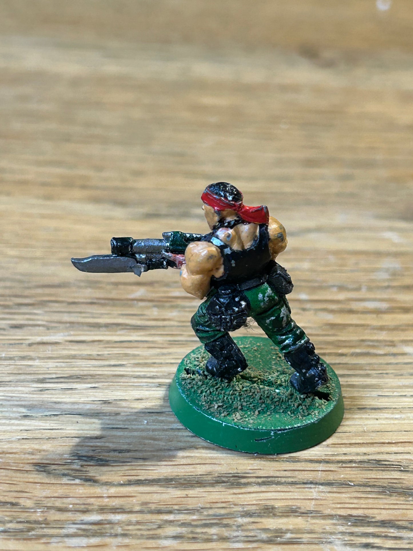 Citadel Warhammer 90s 40K Imperial Guard Catachan trooper (rare, blister pack one)