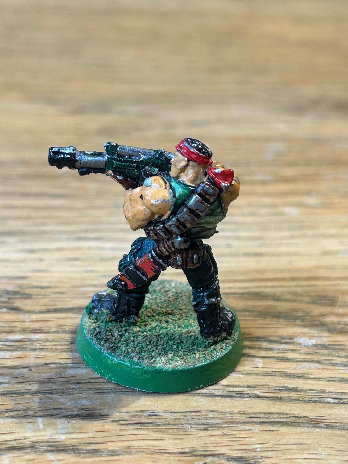 Citadel Warhammer 90s 40K Imperial Guard Catachan trooper