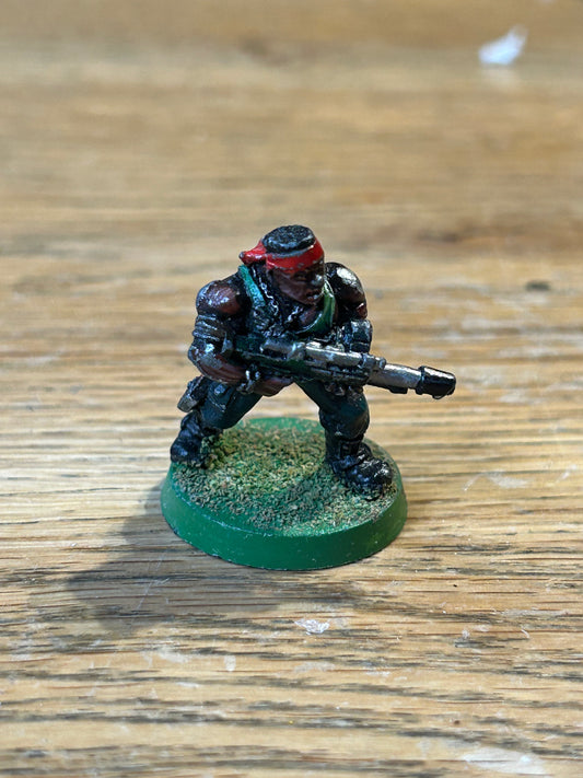 Citadel Warhammer 90s 40K Imperial Guard Catachan trooper
