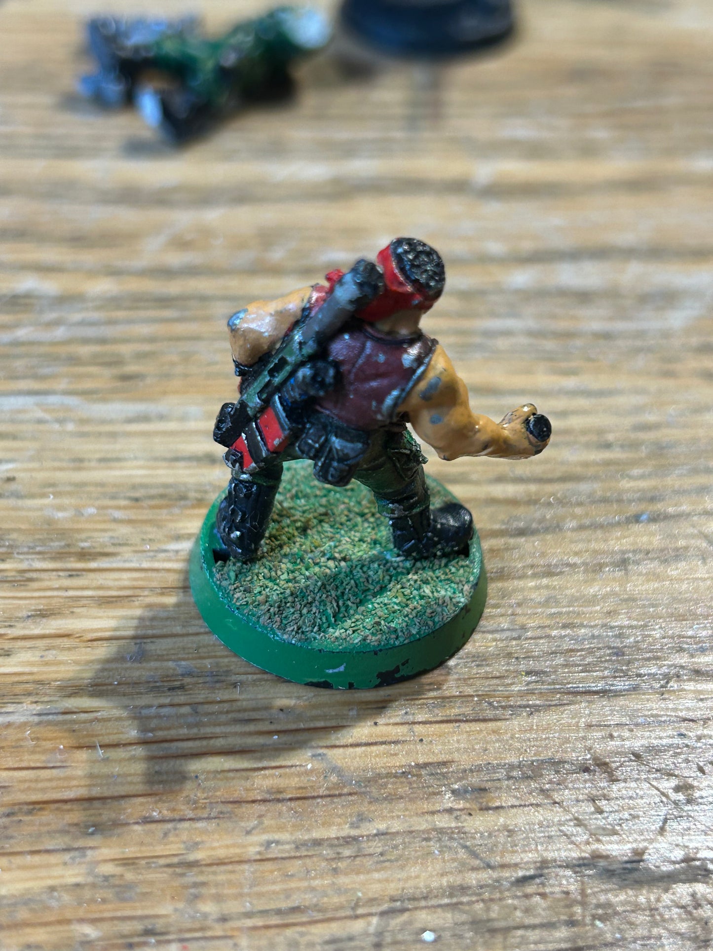 Games Workshop Warhammer 40k Meta Imperial Guard Catachan Throwing Grenade