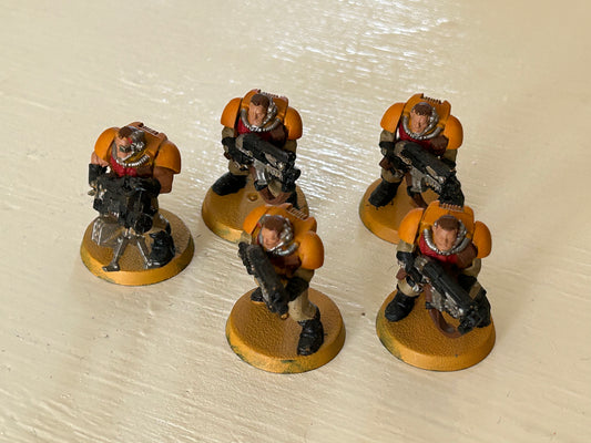 Warhammer 40k 5 plastic space marine scouts