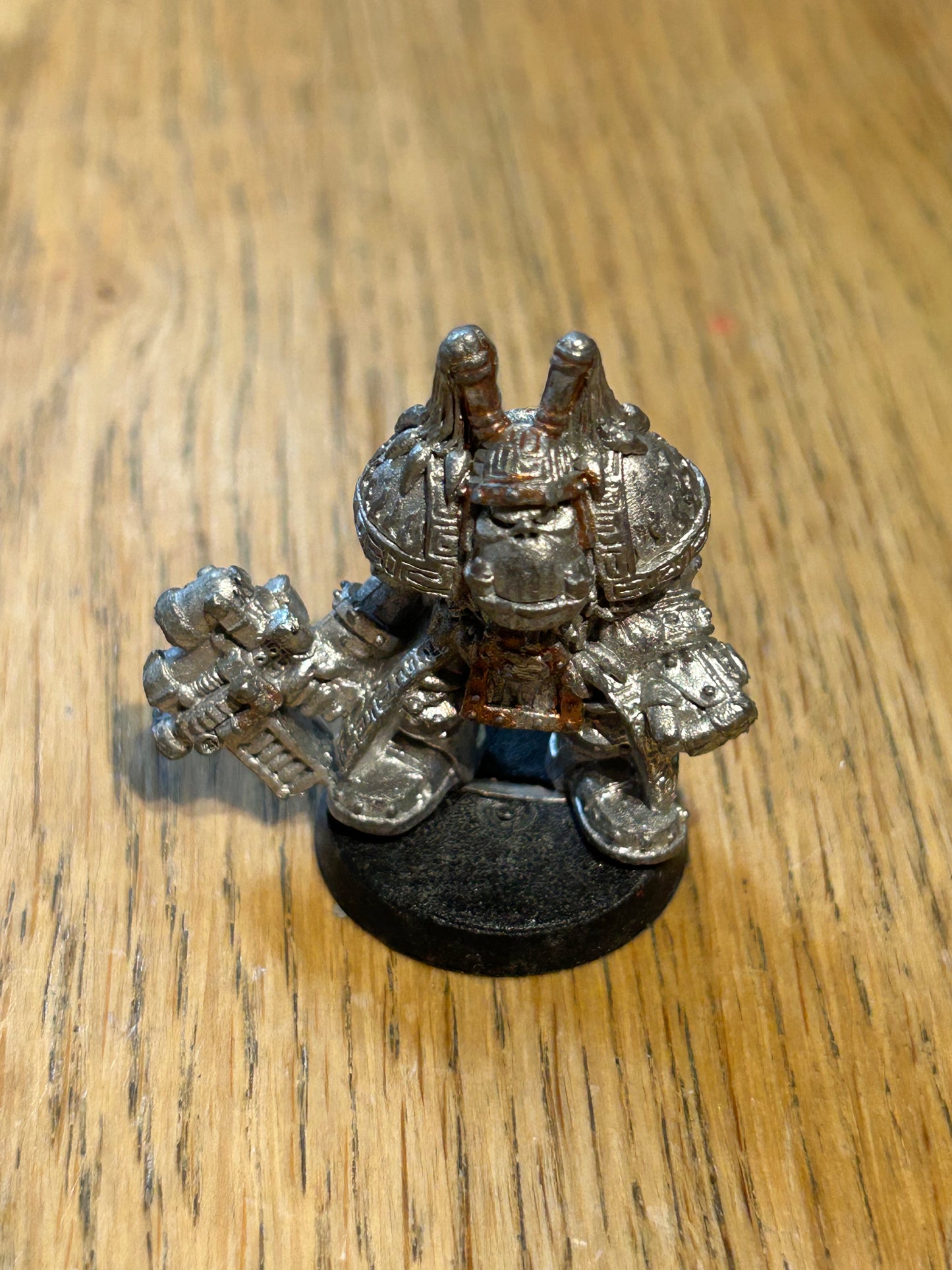 Warhammer 40K - Ork BAD MOON NOB BOSS - METAL 1990 Orks Rogue Trader era