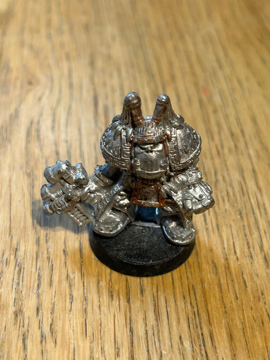 Warhammer 40K - Ork BAD MOON NOB BOSS - METAL 1990 Orks Rogue Trader era