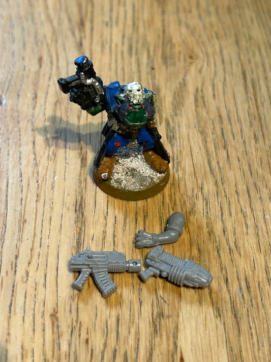GW 40k Space Ork Death Skull Nob  - Metal