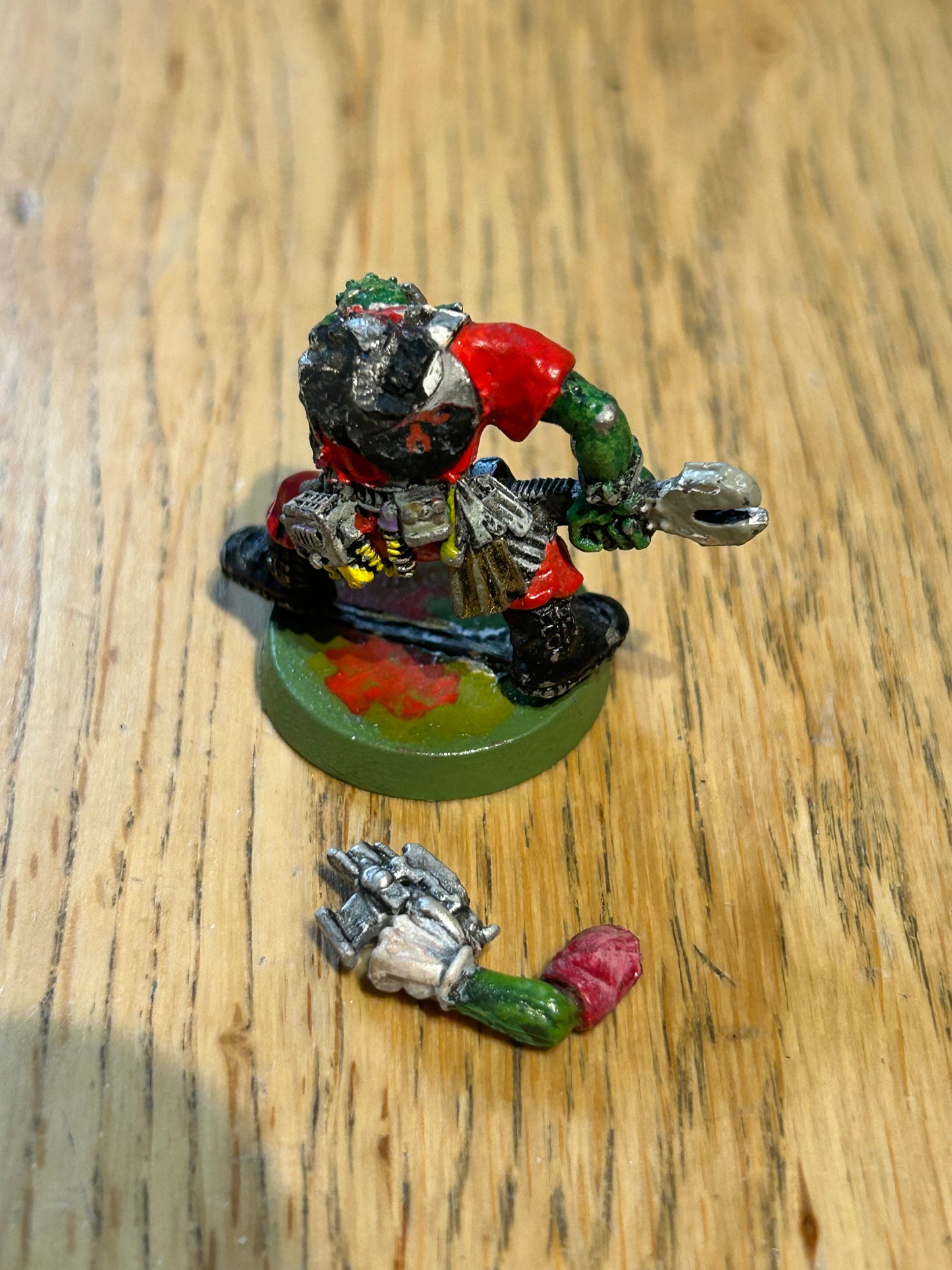 Games Workshop Warhammer 40k 2nd Ed Space Ork Mekanik Mek Mekboy spanner Metal