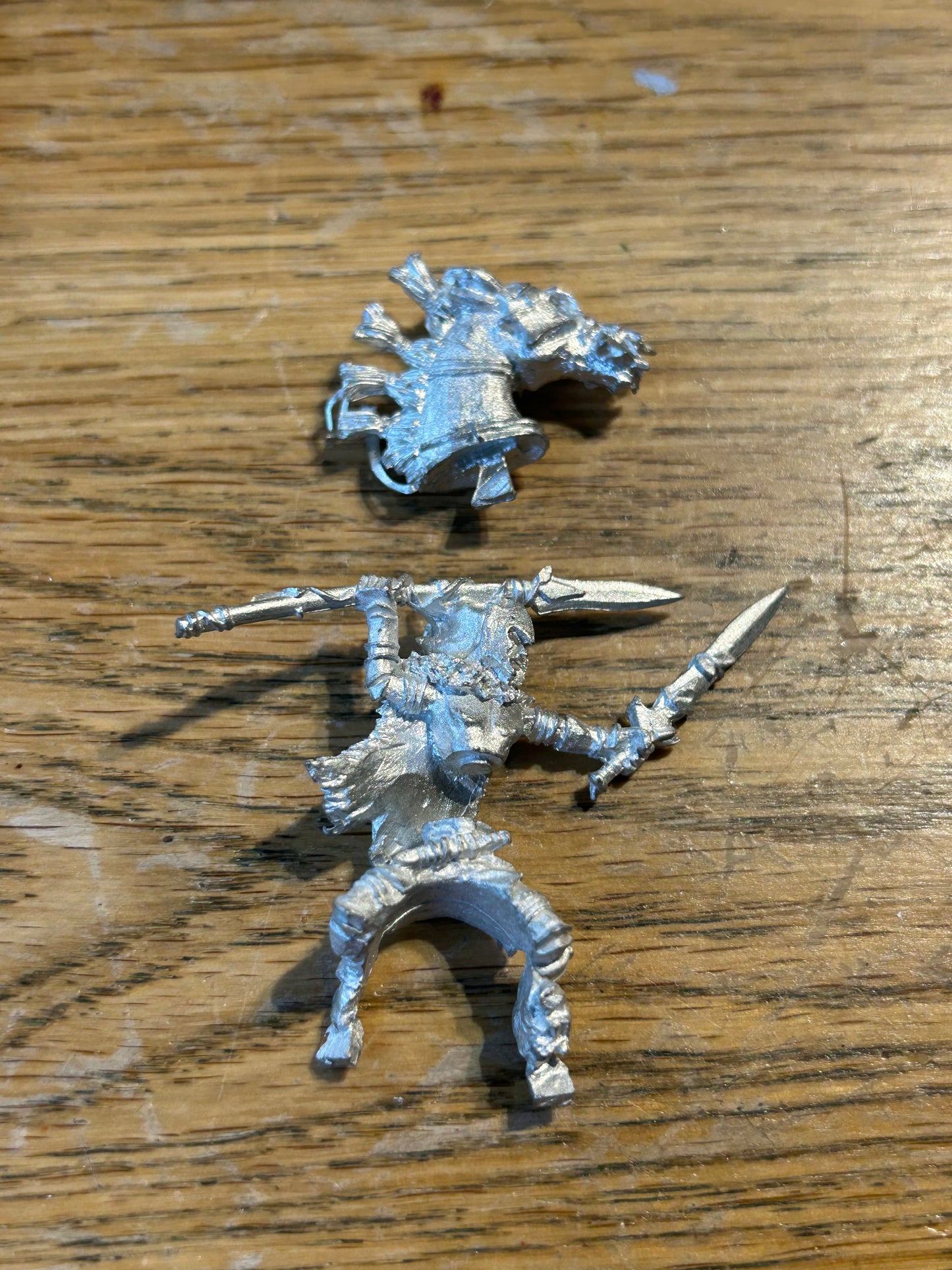 Citadel Warhammer Wood Elf Wild Rider (rider and horse head) Vintage Fantasy Metal