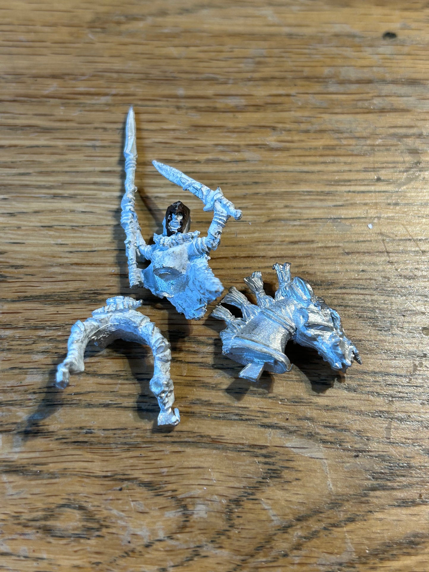 Citadel Warhammer Wood Elf Wild Rider (rider and horse head) Vintage Fantasy Metal