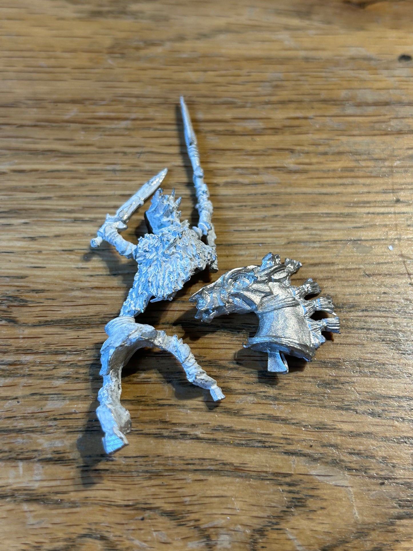 Citadel Warhammer Wood Elf Wild Rider (rider and horse head) Vintage Fantasy Metal