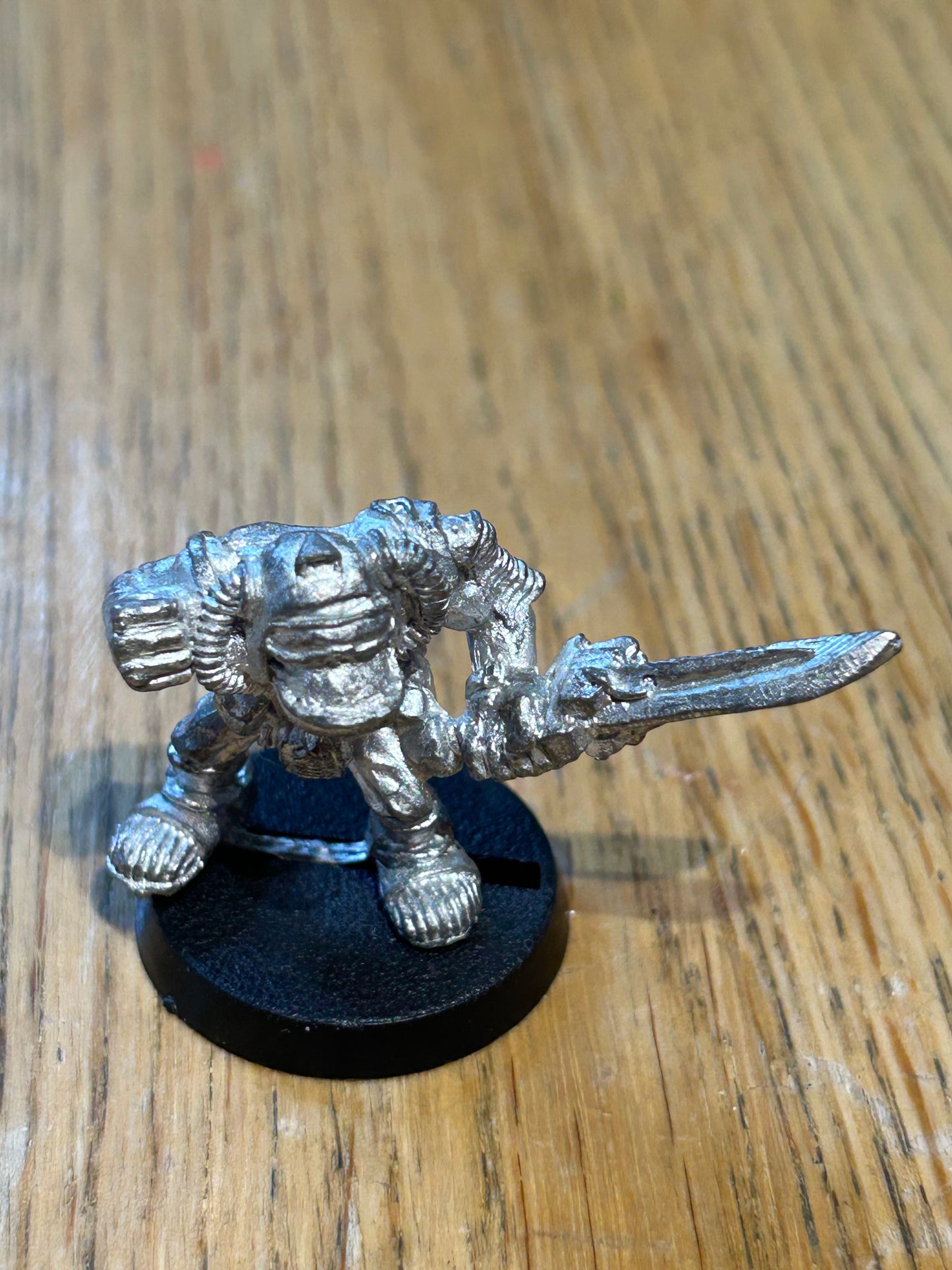 Space Ork Champion Rolko Power Sword Metal Citadel Command Rogue Trader 80s