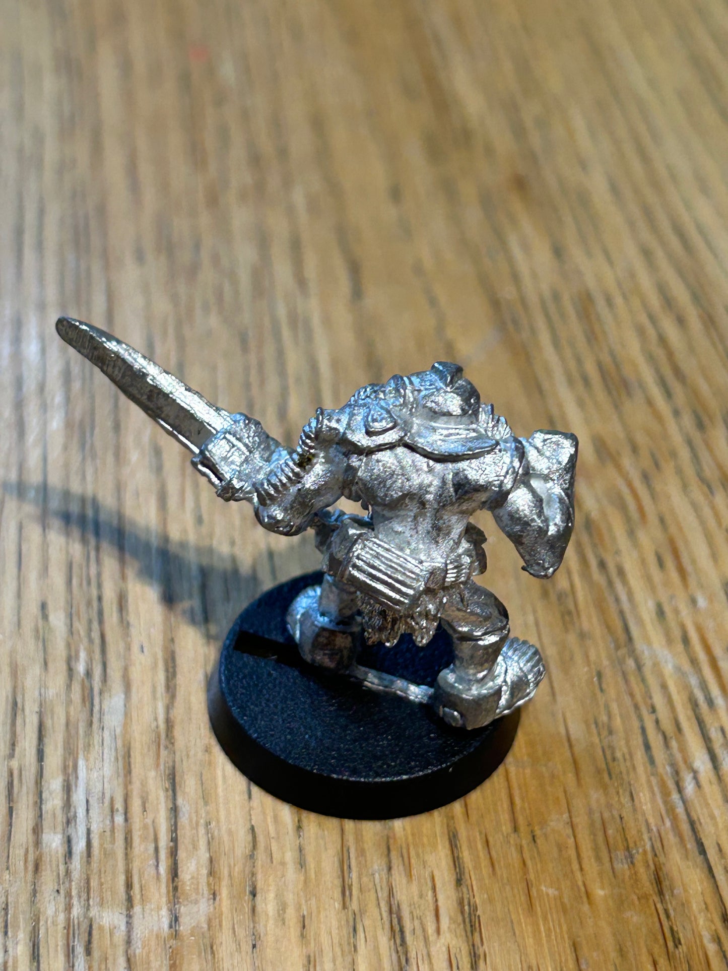 Space Ork Champion Rolko Power Sword Metal Citadel Command Rogue Trader 80s