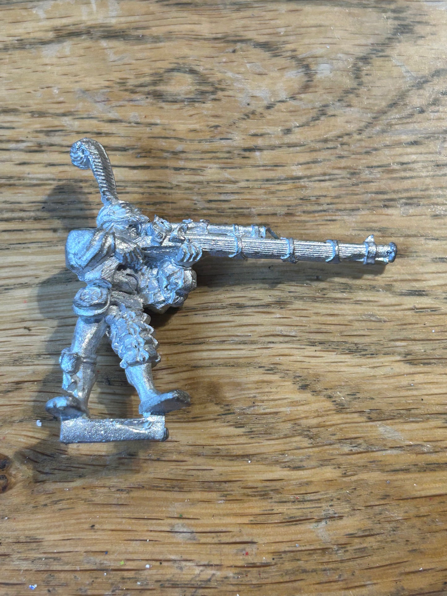 Warhammer fantasy War Wagon Crewmember With Hochland Long Rifle Metal Empire Old World