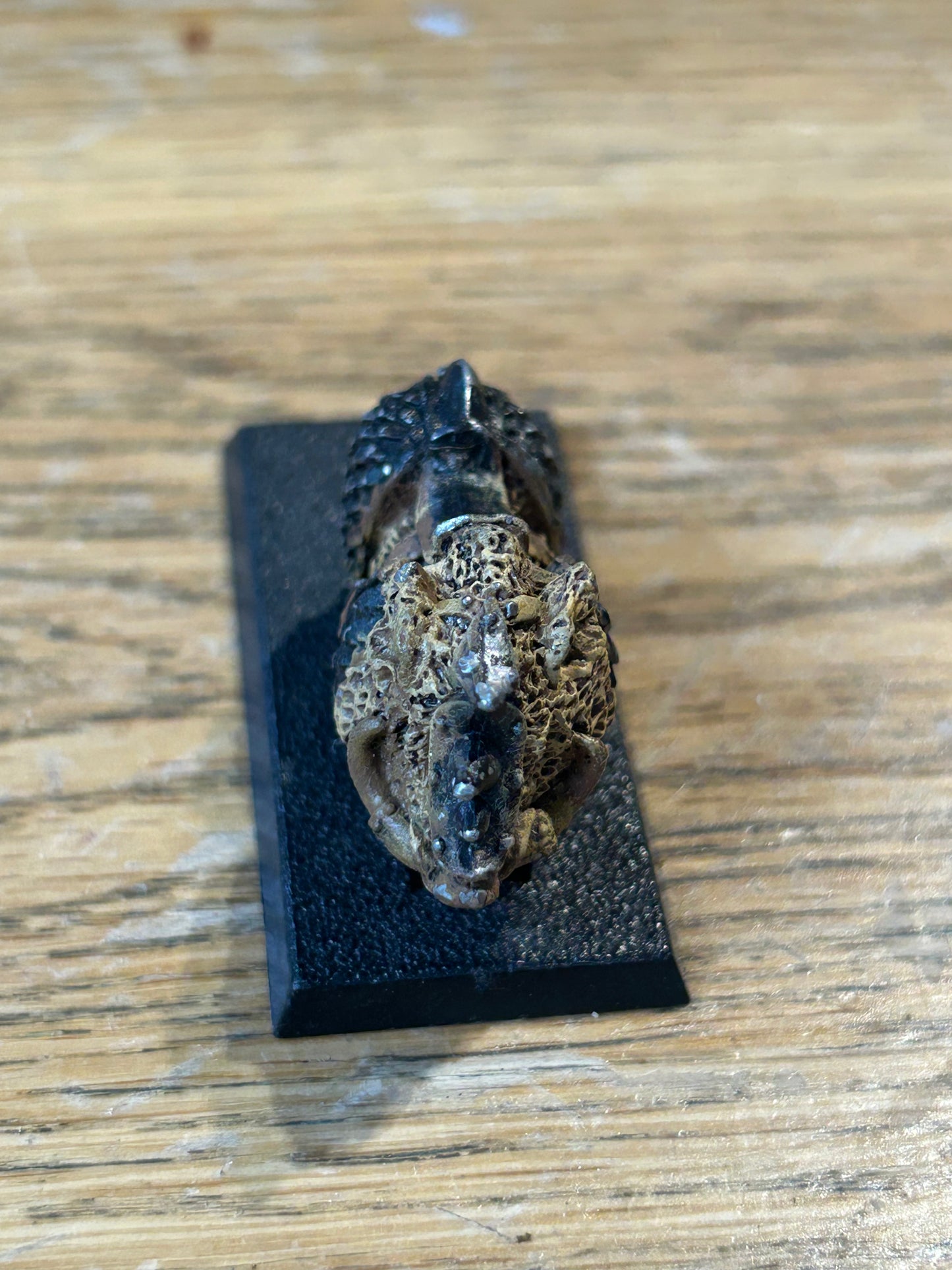 MM23 (b3)
Orc General's Armoured Boar warhammer fantasy orcs marauder miniatures (missing tail)