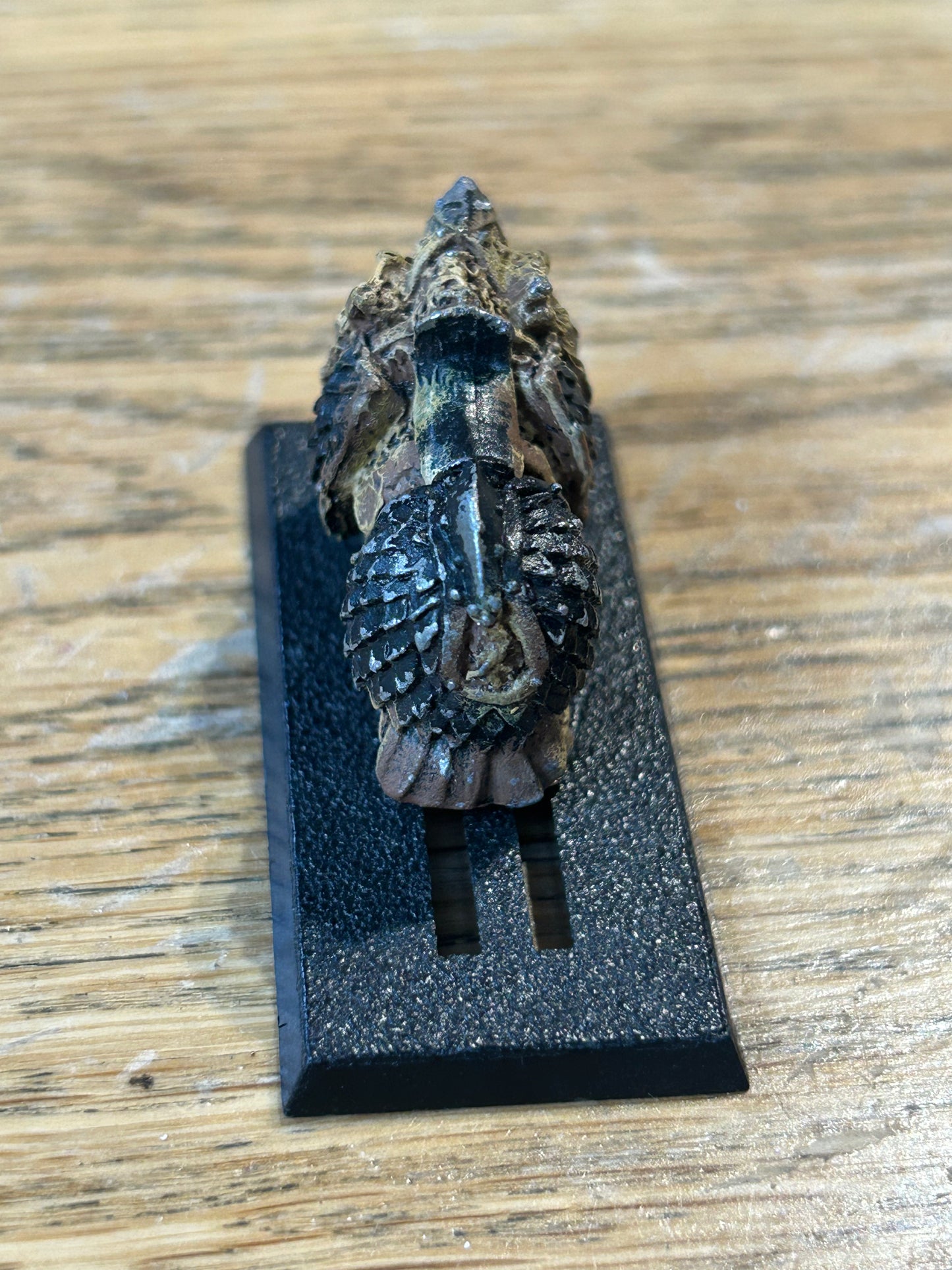 MM23 (b3)
Orc General's Armoured Boar warhammer fantasy orcs marauder miniatures (missing tail)
