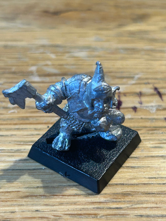 Realm Of Chaos Dwarf Durghal Deathdealer D3 Citadel Metal WFB Dwarves