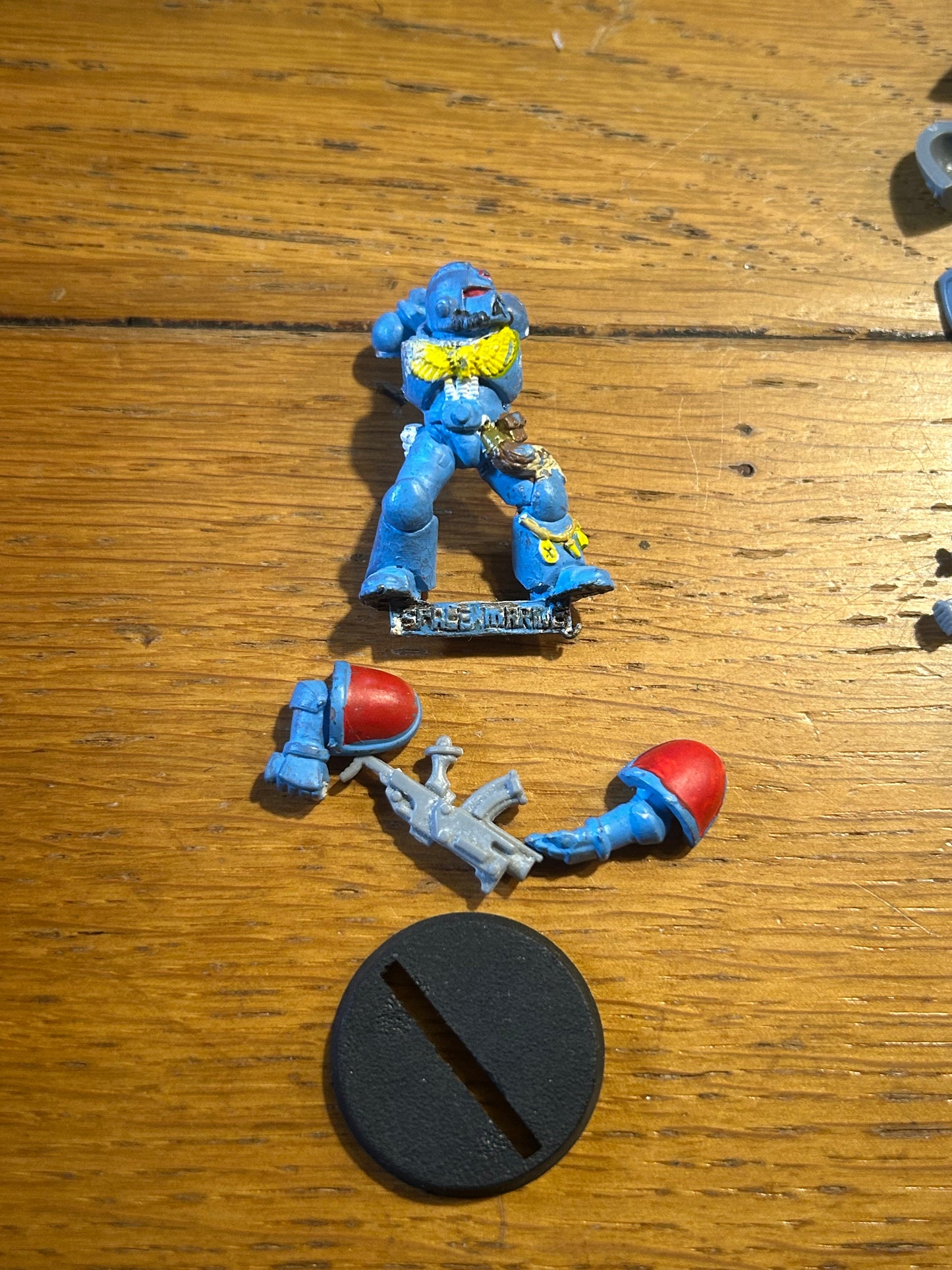 Space Wolf Marine Grey Hunter Citadel Games Workshop 1990s Metal