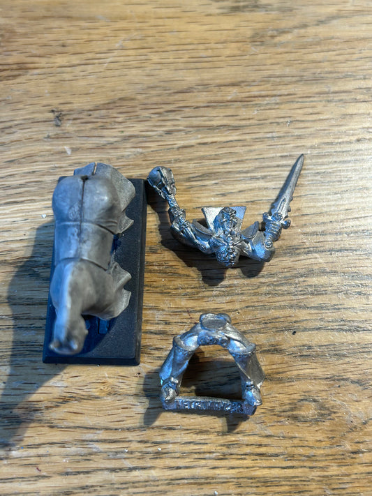 Mounted Necromancer (1994) Vampire Counts Metal. Warhammer Fantasy The Old World