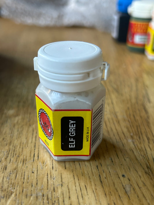 Citadel colour elf grey paint sealed